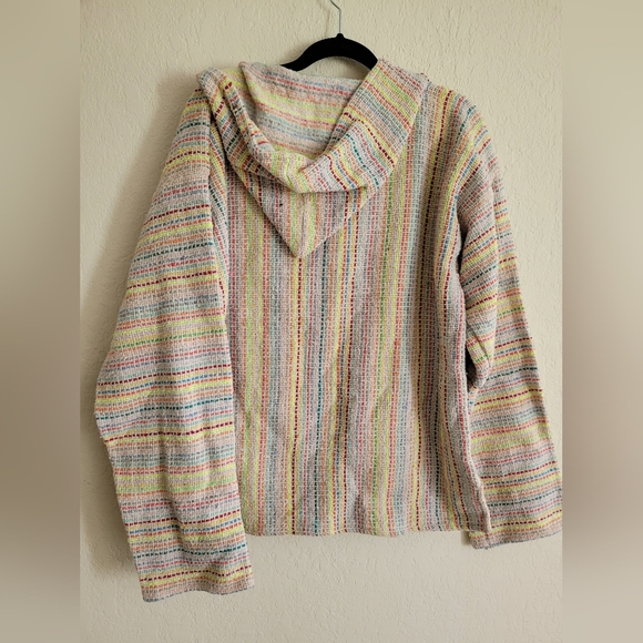 Pastel Baja Hoodie Drug Rug Skate Surf Multicolor | size l - Picture 2 of 9